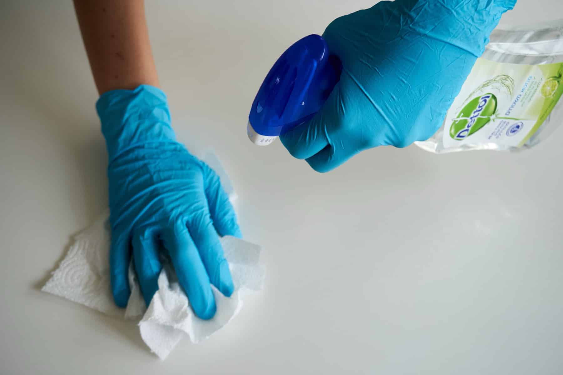 A cleaner building a base of regular cleaning clients in a tidy home
